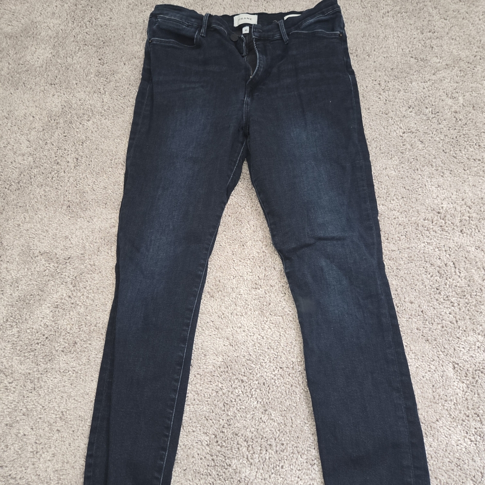 Frame Denim Dark Blue Women's Skinny Jeans